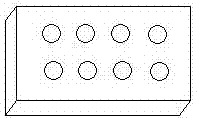 多孔棕色环保路面砖的制作方法