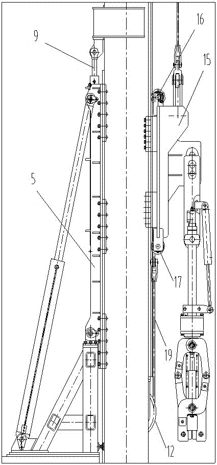 桅杆升降式全自动修井机的制作方法