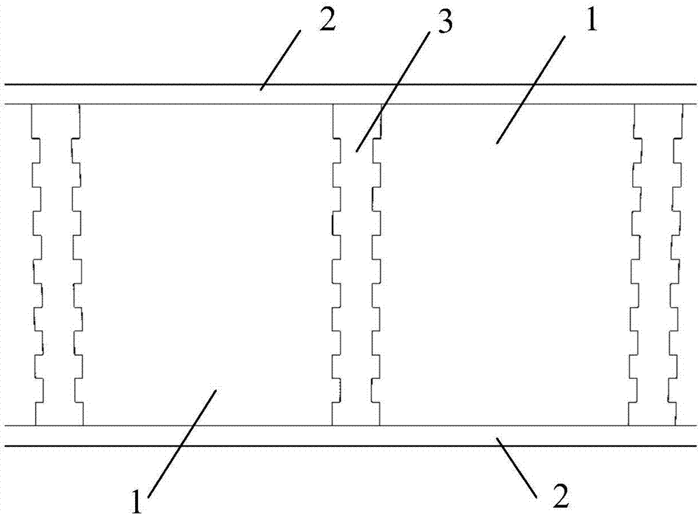 大面积造型铝格栅装饰墙面连接系统的制作方法