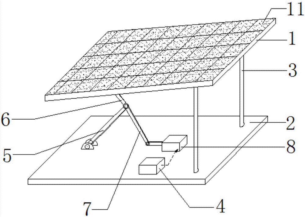 一种太阳能光伏板跟踪装置的制作方法