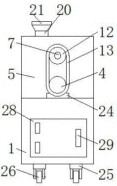 玉米脱粒机出料装置的制作方法