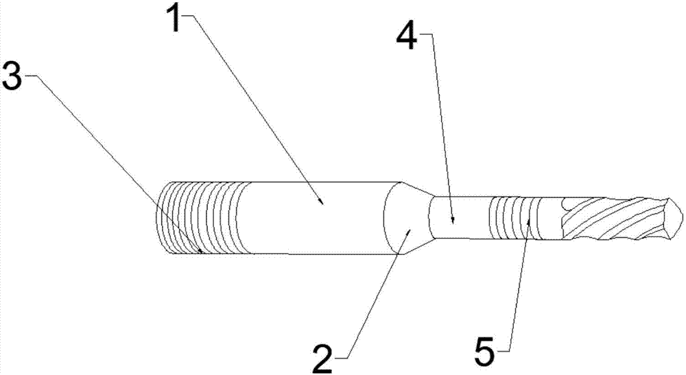 一种左旋式铜带铣刀的制作方法