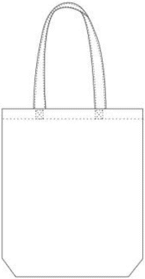 一种可折叠手提购物袋的制作方法