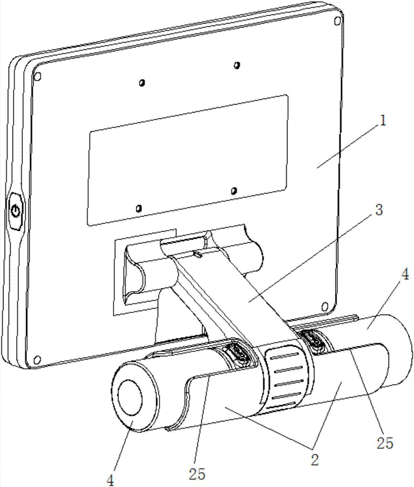 一种带无线发射器充电存放座的内窥镜显示器的制作方法
