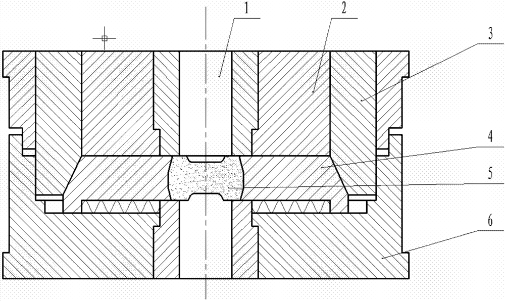 一种斜沟道锻件的成形模具的制作方法