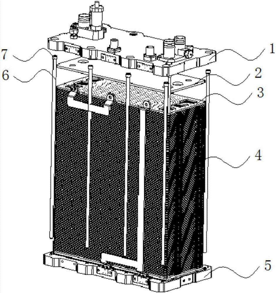 一种燃料电池堆端板结构的制作方法