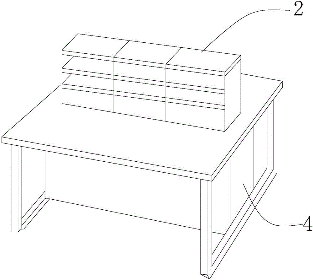 带有升降工具架的工作台的制作方法