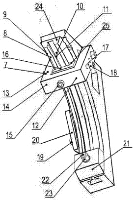 圆弧形卡箍端面的铣削装夹工装的制作方法