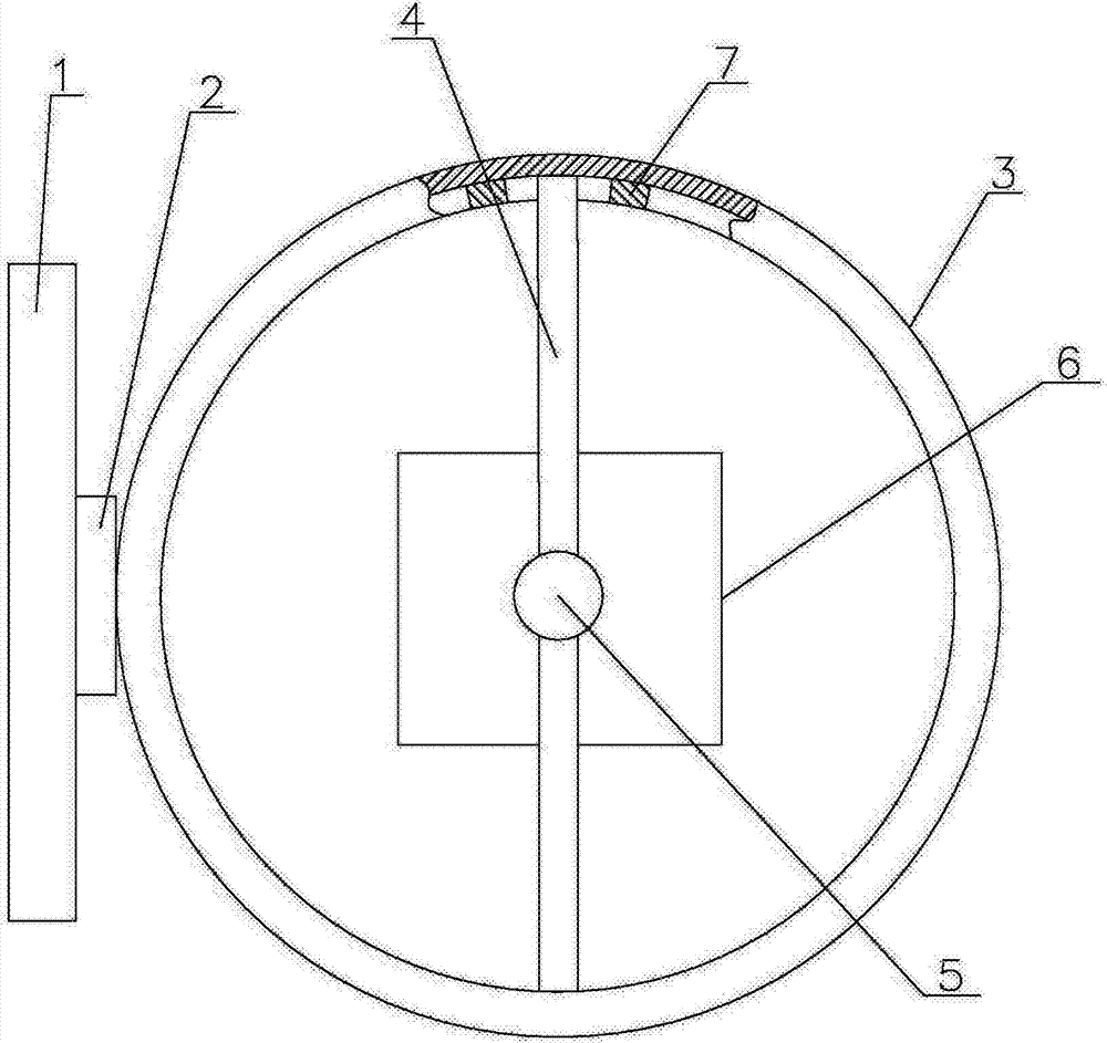 探照灯主体连接装置的制作方法