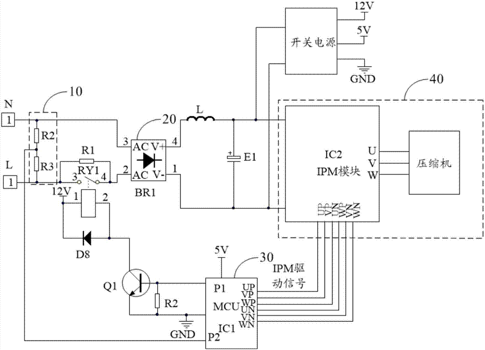 变频空调器控制方法、控制装置及存储介质与流程