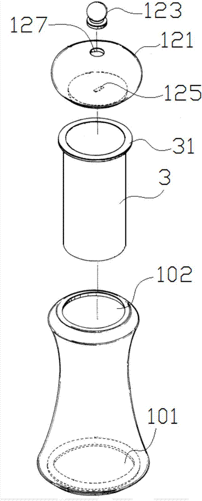 用于将研磨结构安装于陶瓷研磨器本体内的安装结构的制作方法