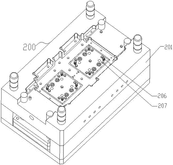 一种车载显示导光板塑胶模具的制作方法