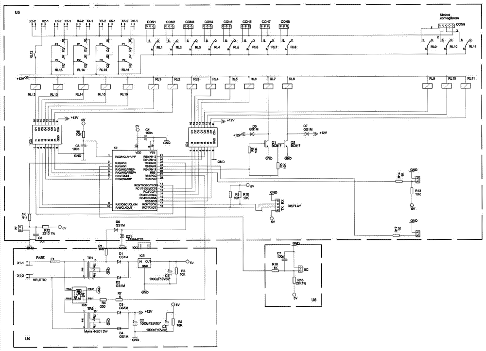 烤箱控制电路的制作方法