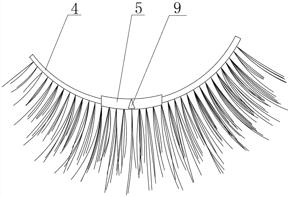 一种假眼睫毛的制作方法