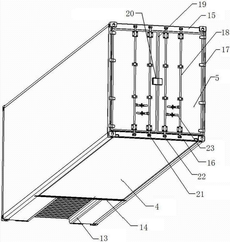 及其应用技术 根据本实用新型的一个实施方案,所述的蜂窝板结构为三层