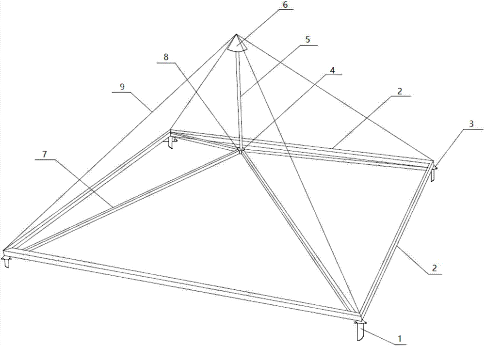 一种便于安装的帐篷的制作方法