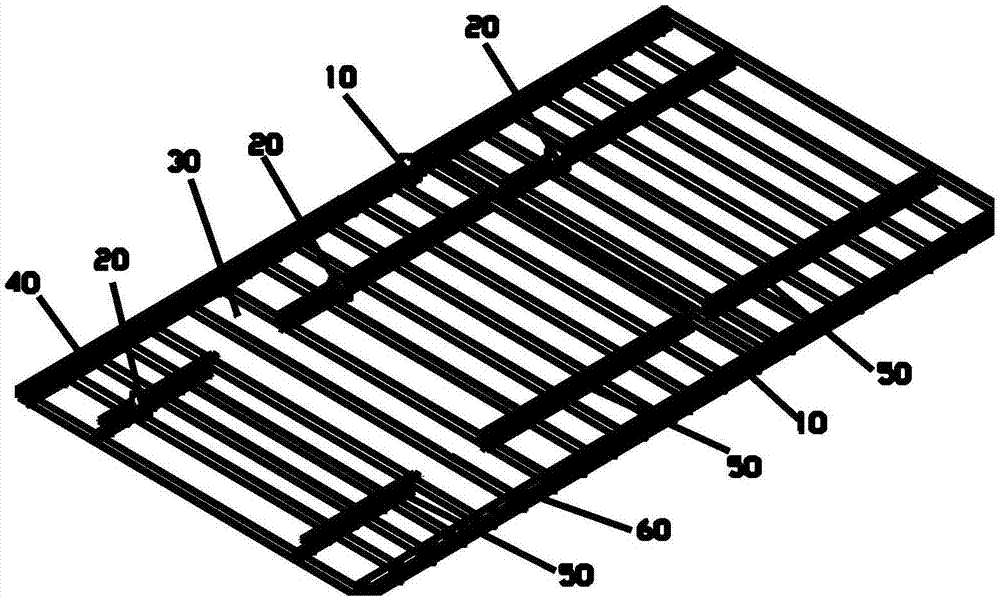 一种铁路平车木地板模块化组装方法与流程