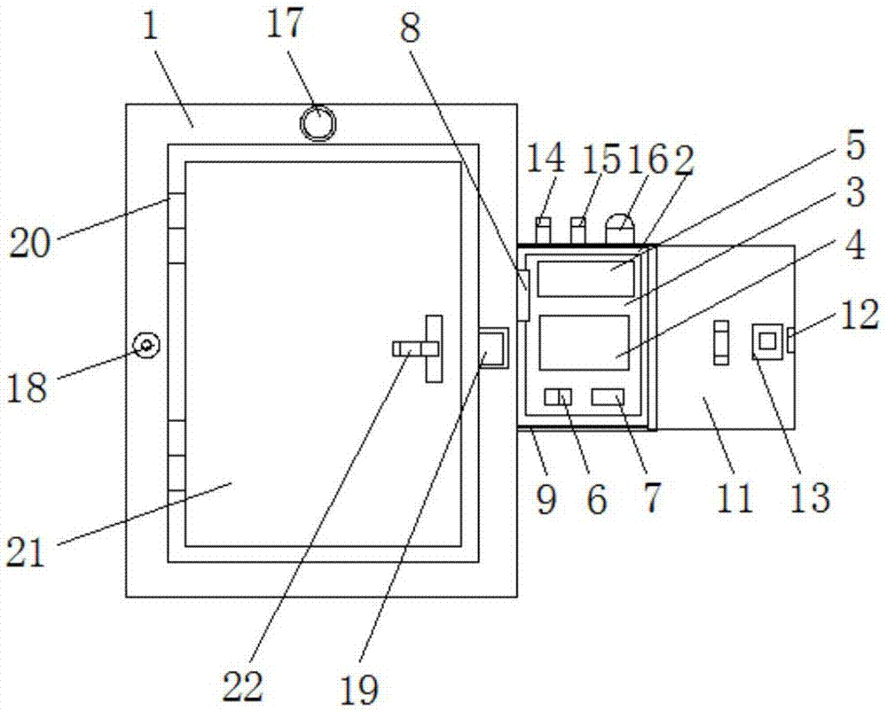 一种基于自动化控制的家庭防盗系统的制作方法