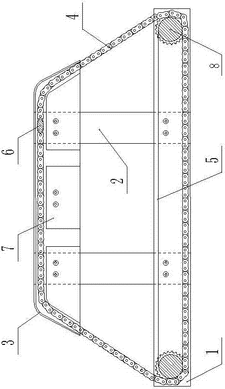 全自动链式物料膜等分切断装置的制作方法