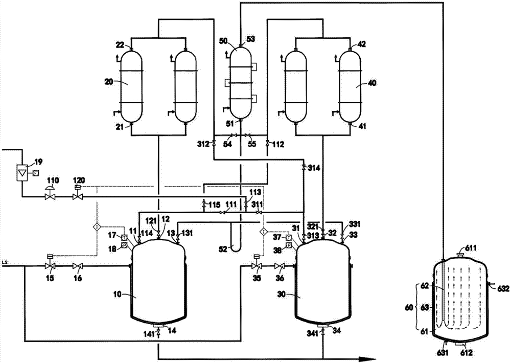 尾气低沸物高收率式氯乙酰氯双釜串联合成系统的制作方法