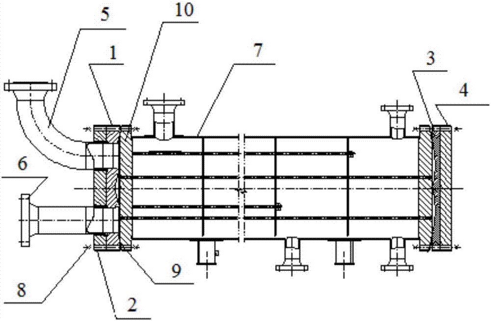 固定管板换热器管箱的制作方法