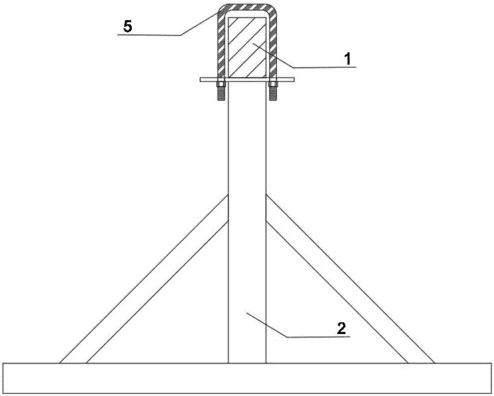 一种可用于建筑工程特殊部位的高处作业吊篮悬挂装置