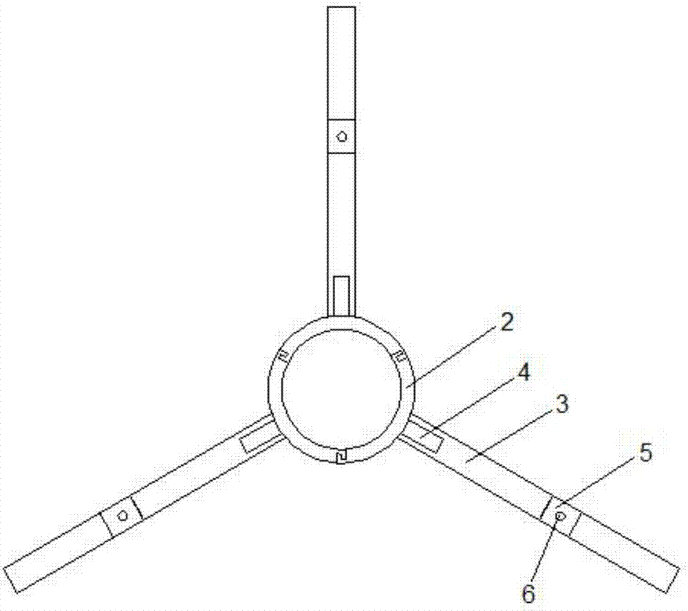 一种园林树木固定支架的制作方法