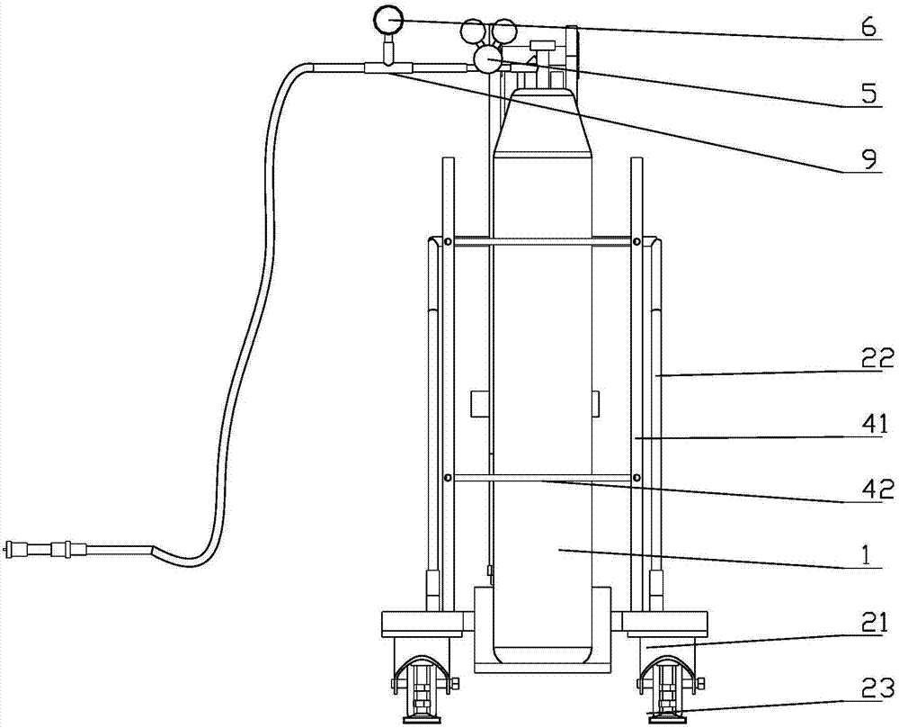 一种移动式SF6气体充气装置的制作方法
