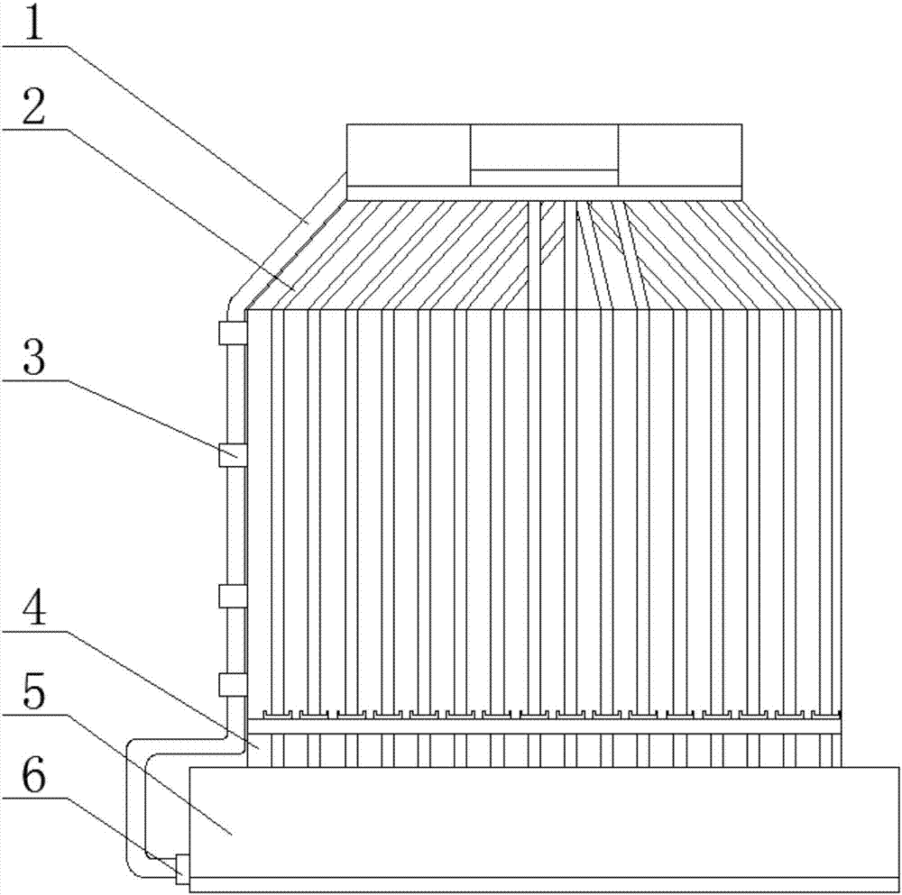 一种新型工业高温冷却塔的制作方法