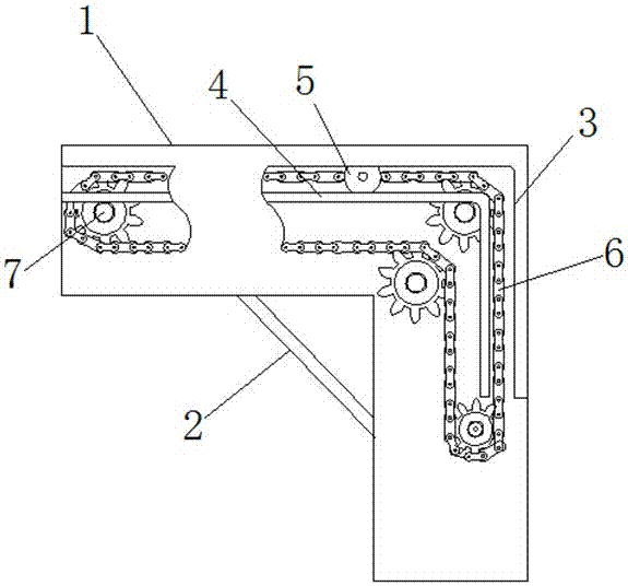 一种拖链式公路信号灯安装架的制作方法