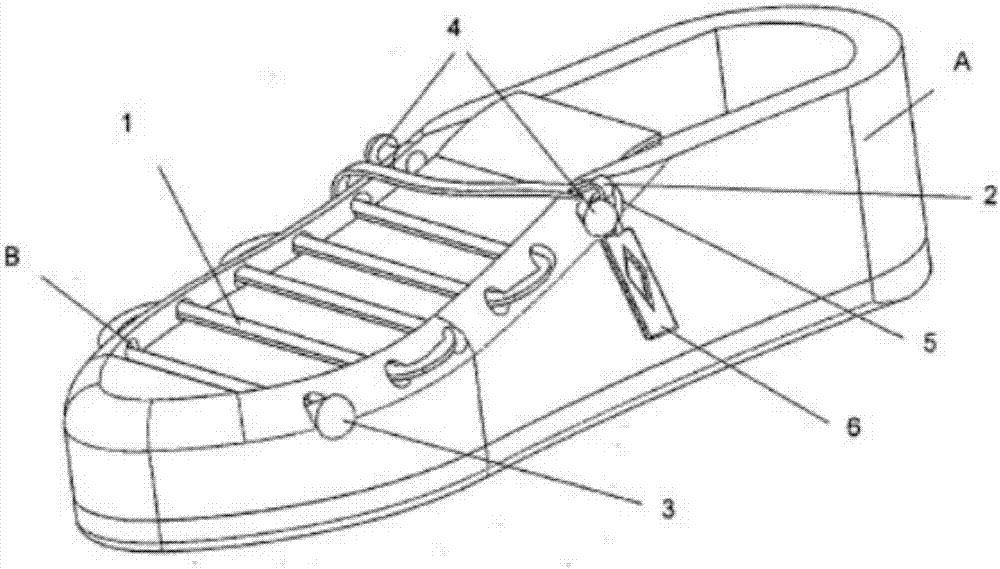 具有环的弹性鞋带的制作方法
