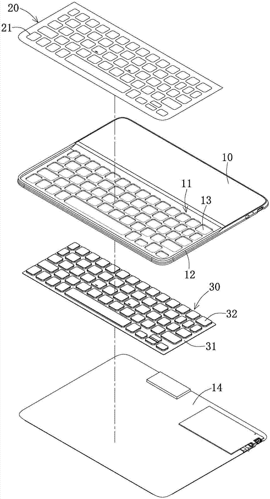 发光皮套键盘及其包覆膜的制作方法