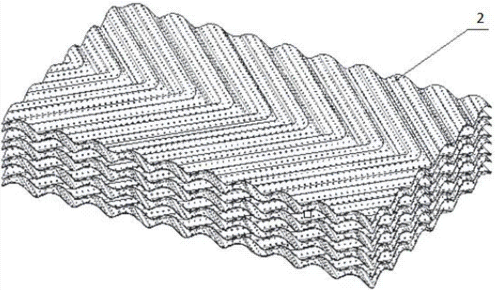 一种新型高效V形板波纹规整填料的制作方法