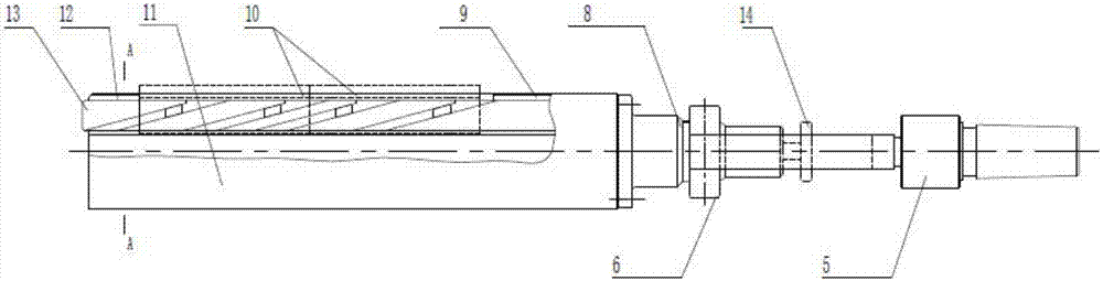 一种带导轨的汽轮机转子对轮螺栓孔现场珩磨系统及方法与流程