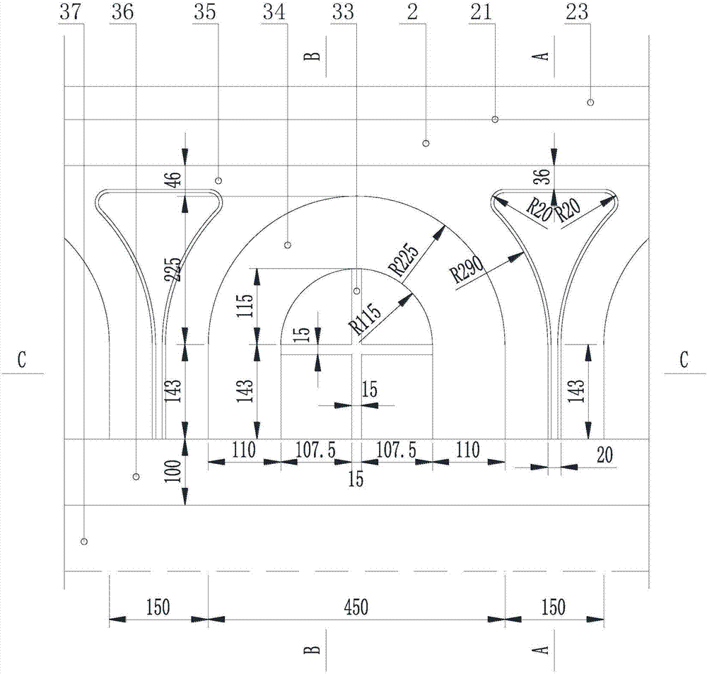 泄洪雾化区公路棚洞防护结构的制作方法