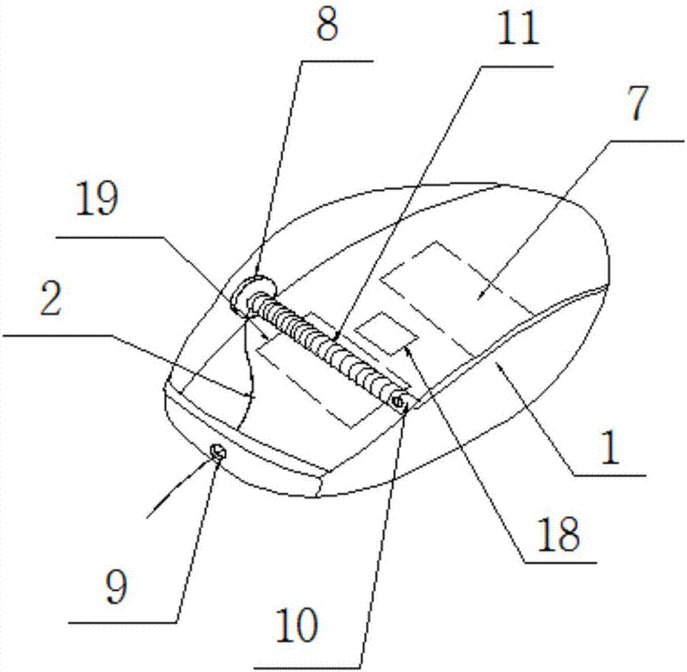 一种可散热按摩的计算机鼠标的制作方法