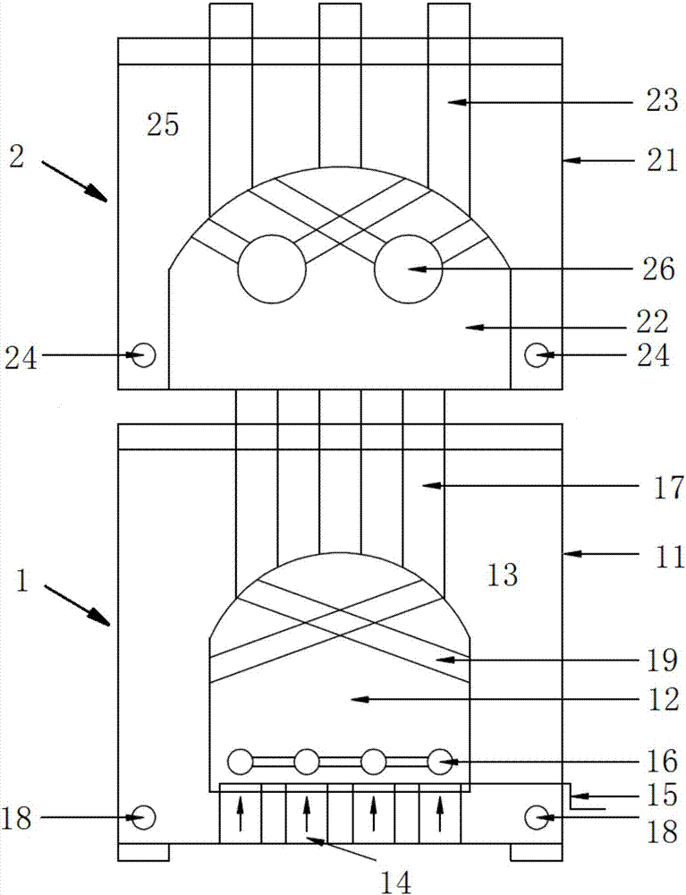 环保节能型油气井压裂返排液燃烧汽化装置的制作方法