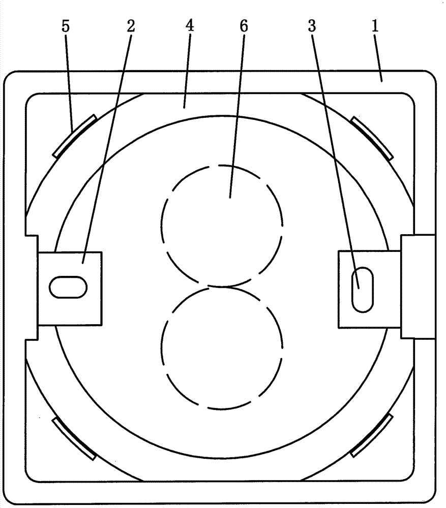 嵌入式室内电器开关插座安装转换座的制作方法