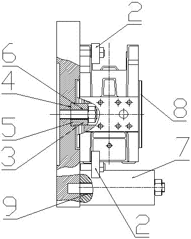 液压泵中间壳体精车夹具的制作方法