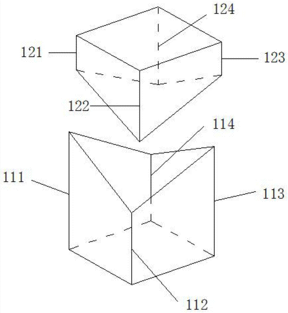 一种盒式双层收纳结构的制作方法