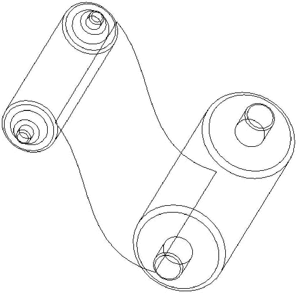 弹簧扁钢冲孔自动化加工装置的制作方法