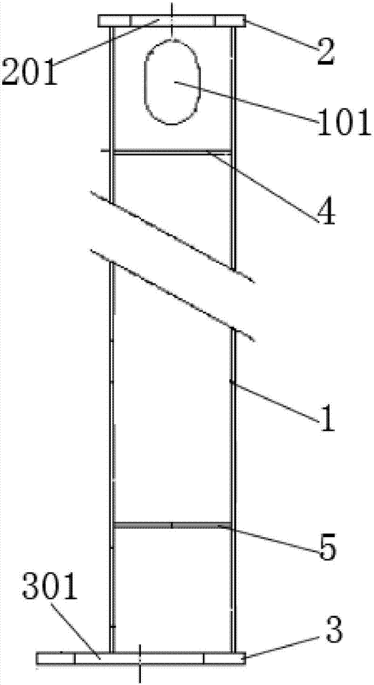 一种集装箱一体式角件角柱结构及集装箱的制作方法