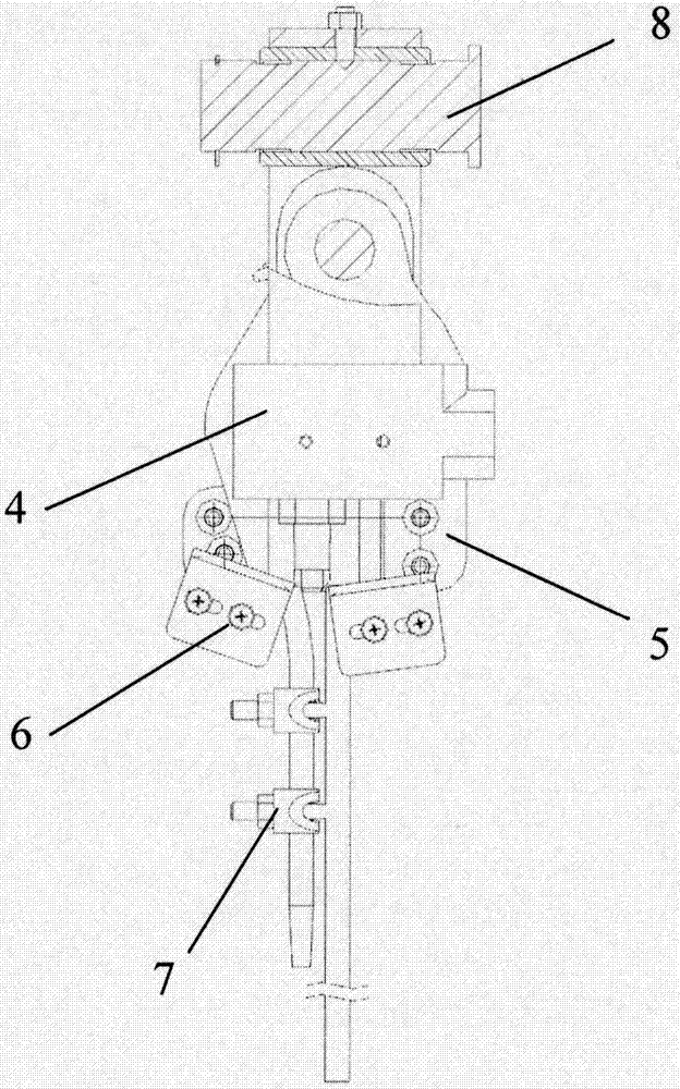 起重机钢丝绳防斜拉安全保护装置的制作方法