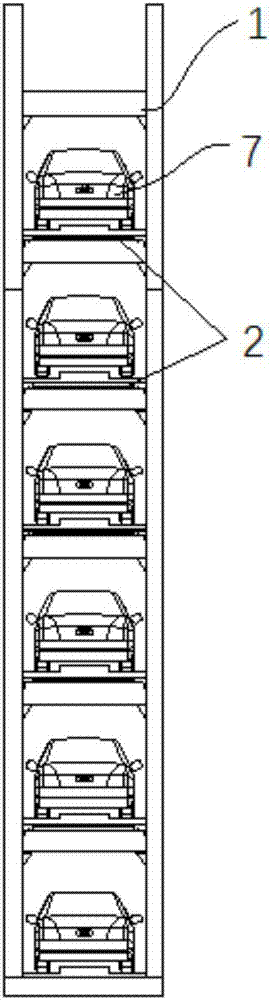 垂直升降窄体立体车库的制作方法