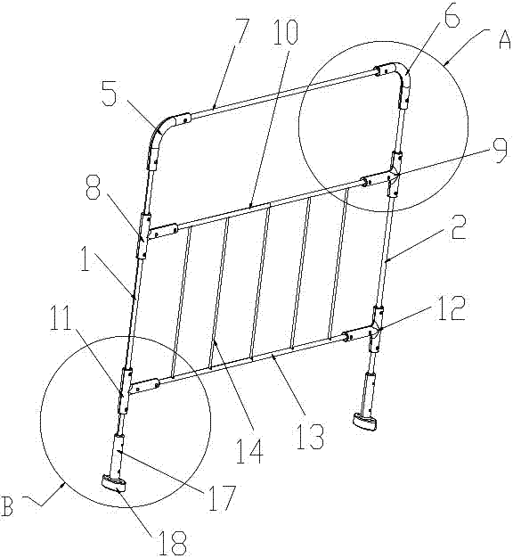 塑料护栏的制作方法