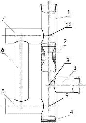 一种气体钻井排屑管缓冲弯头的制作方法