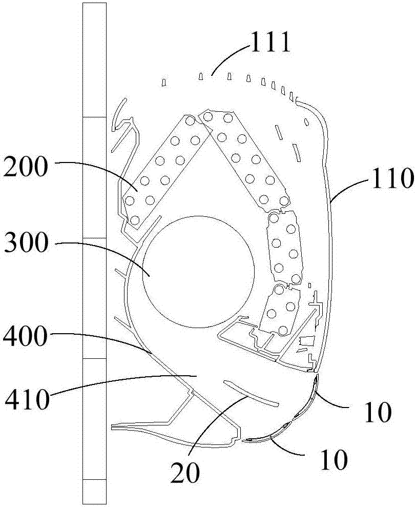 壁挂式室内机及空调器的制作方法