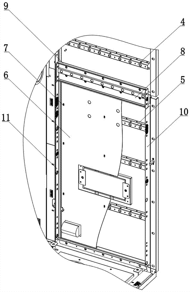 一种开关柜的后门结构的制作方法