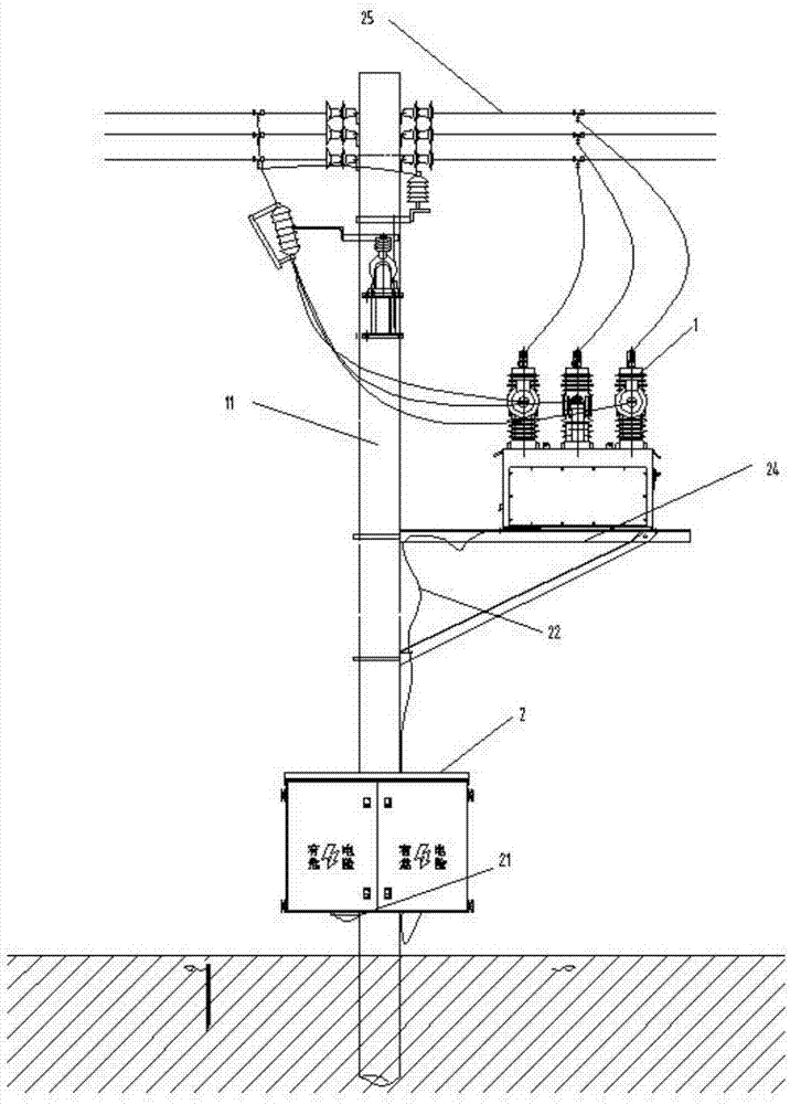 柱上高压计量型分界开关的制作方法