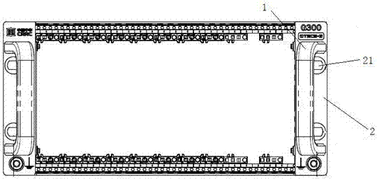 插箱把手安装结构的制作方法